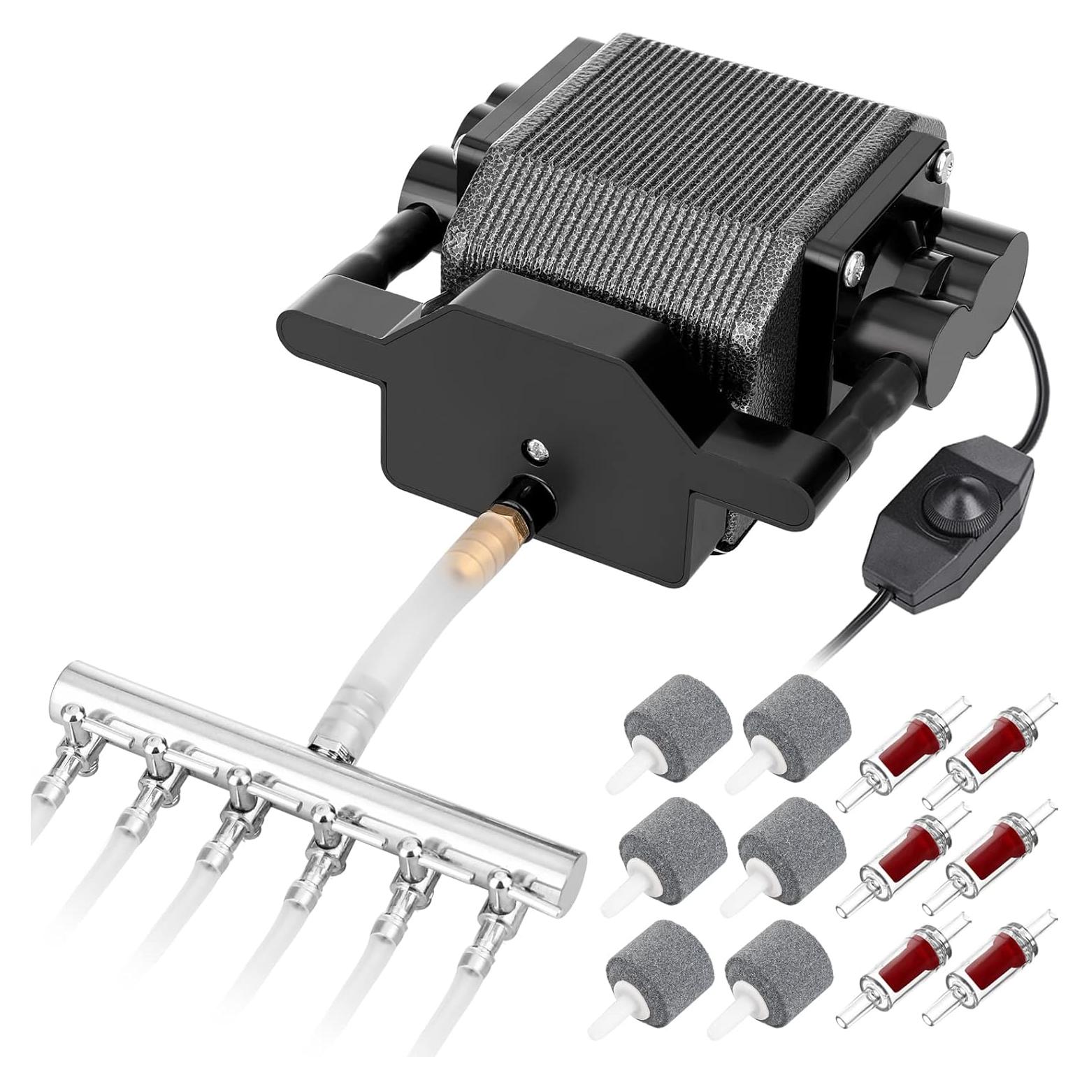 Bomba de Aire AquaMiracle 16W 475GPH Silenciosa Comercial