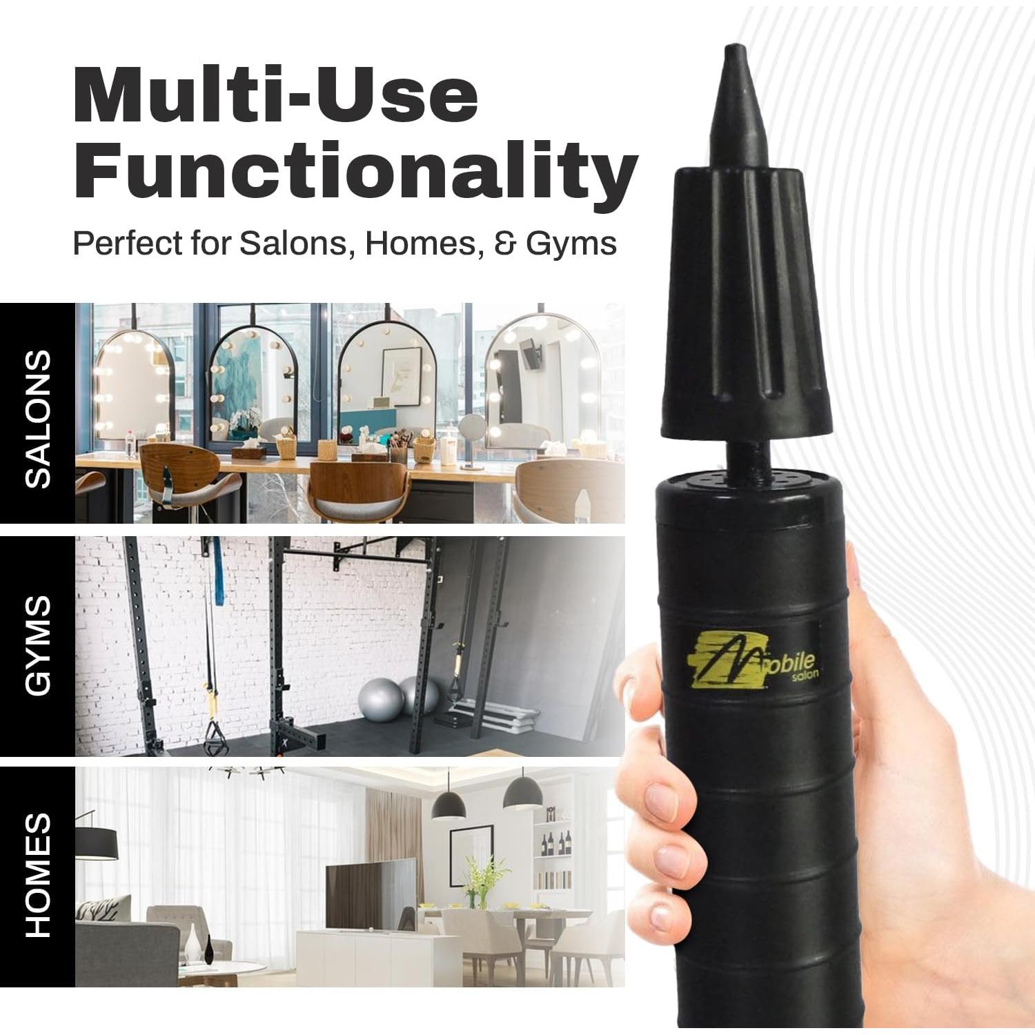 Bomba de Aire de Mano Chrome Cherry 0.11 kg Compacta