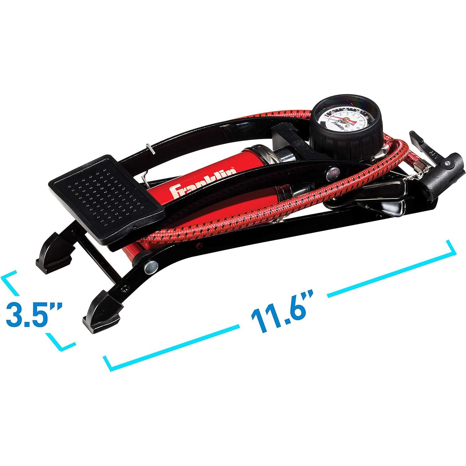 Bomba de Pie Alta Presión Franklin Sports 100 PSI