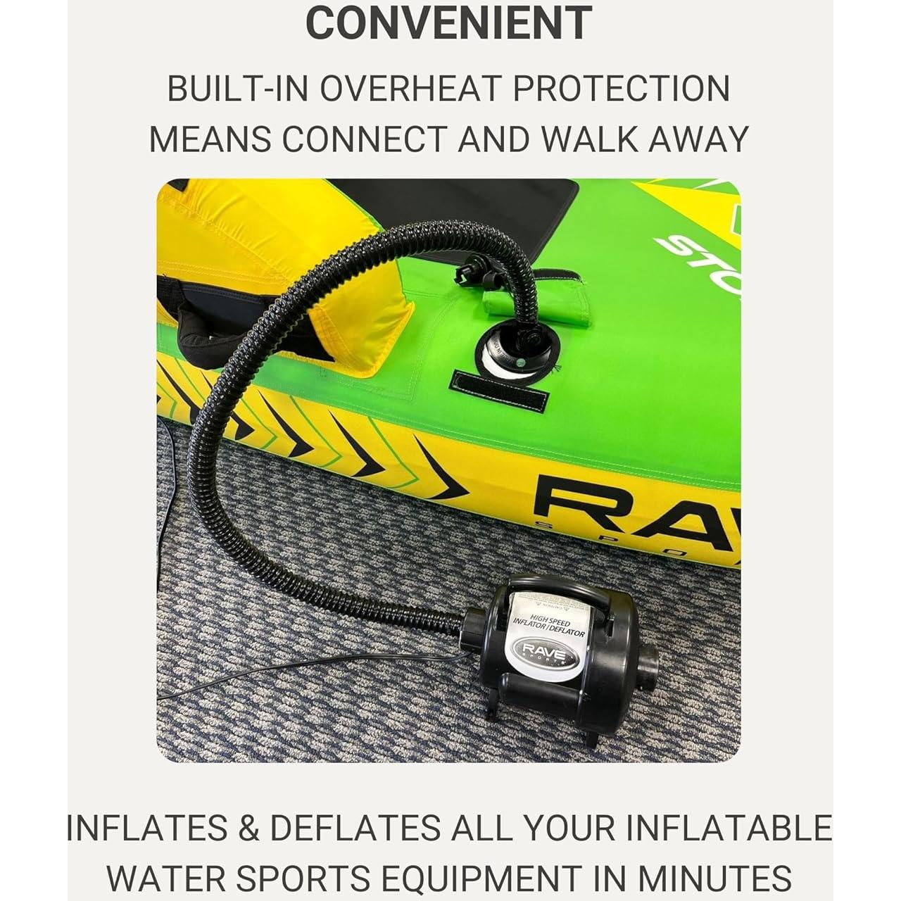 Inflador/Desinflador Eléctrico RAVE Sports 01083 3.0 psi