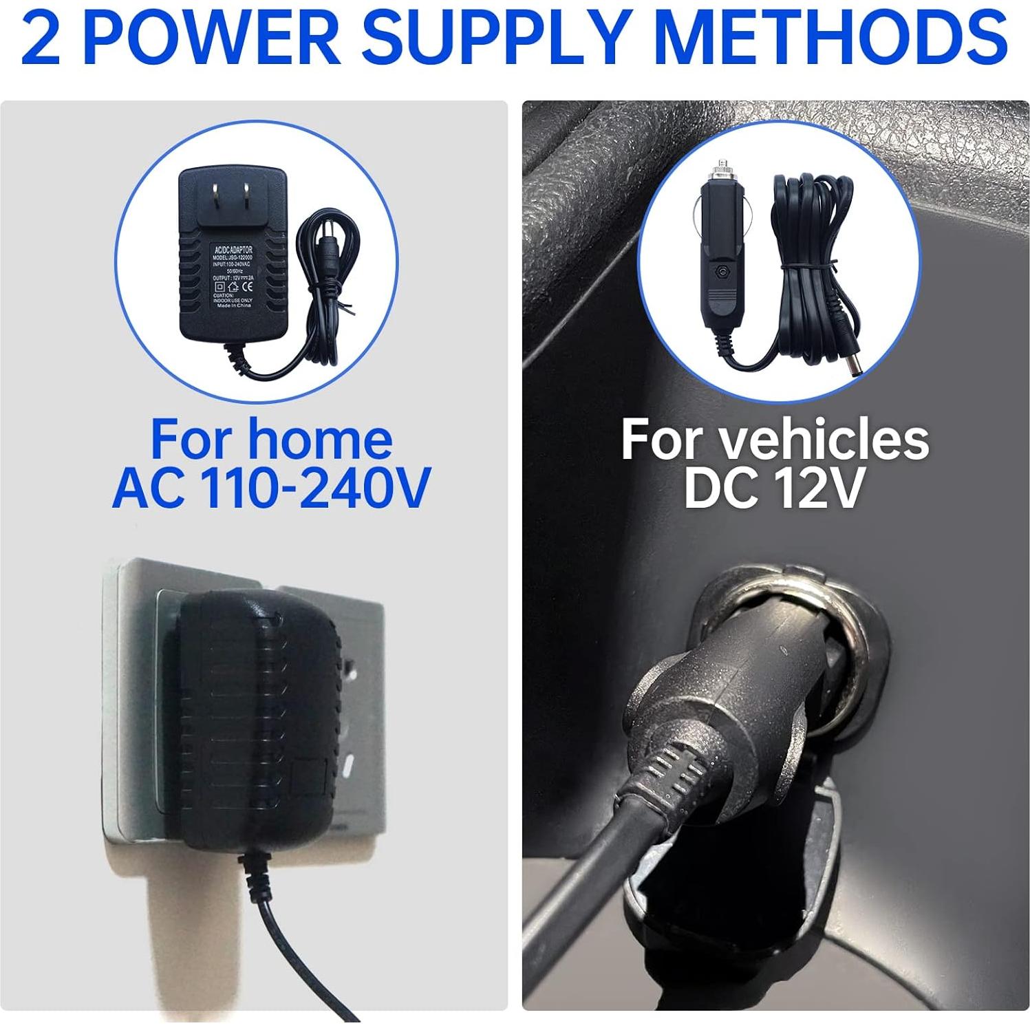 Bomba de aire eléctrica Jaokiy 420 LPM con 3 boquillas