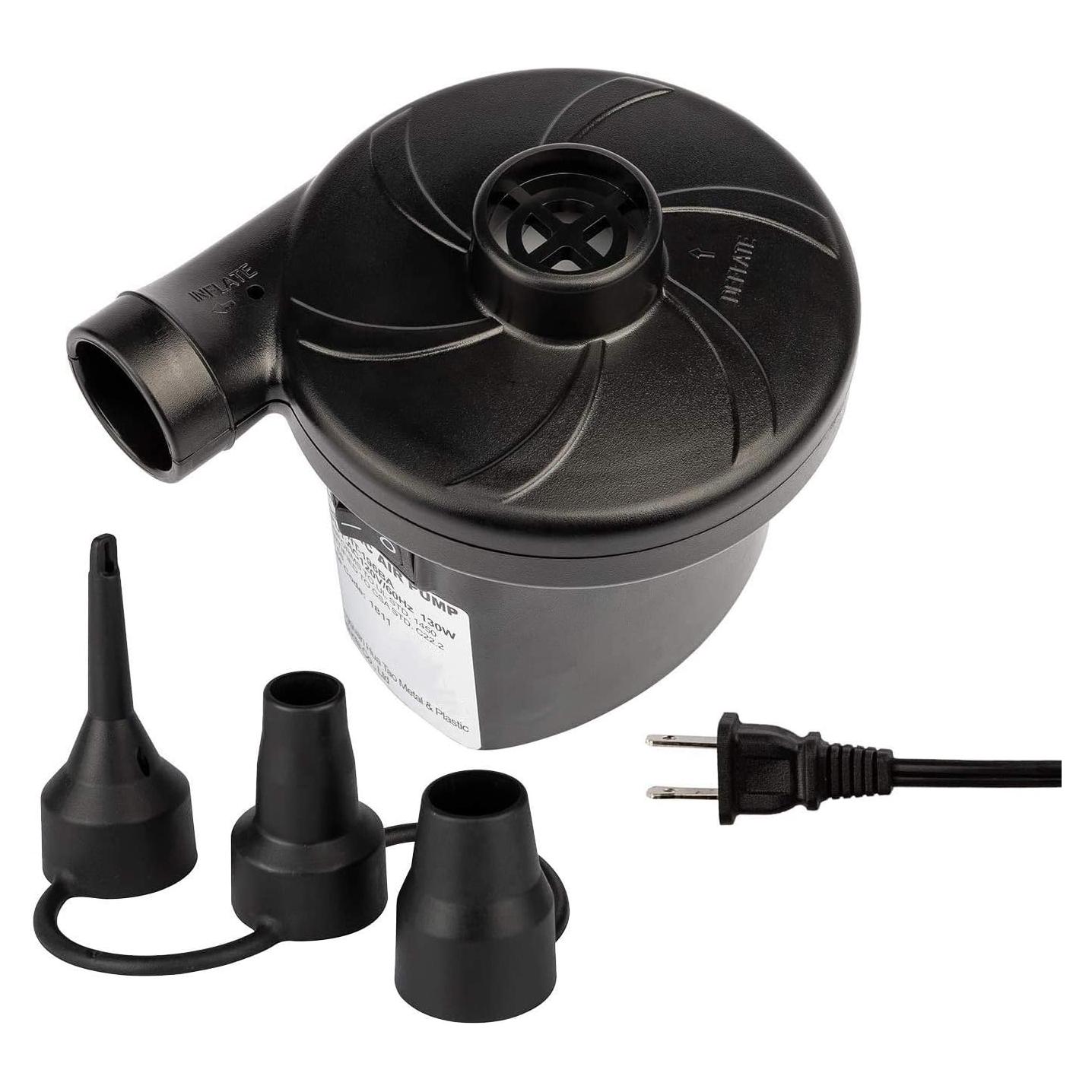 Bomba de Aire Eléctrica Smerk 130W para Inflables - Rápido Llenado