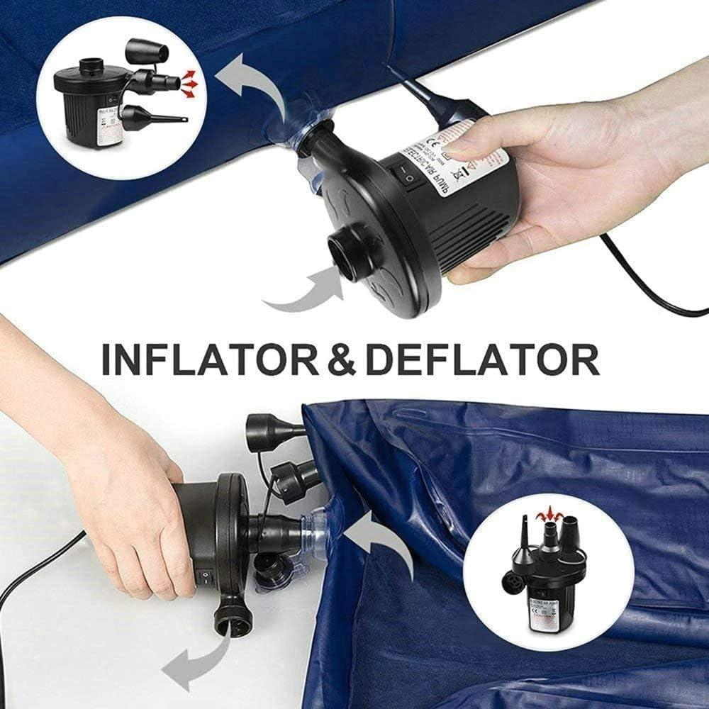 Bomba de Aire Eléctrica Smerk 130W para Inflables - Rápido Llenado