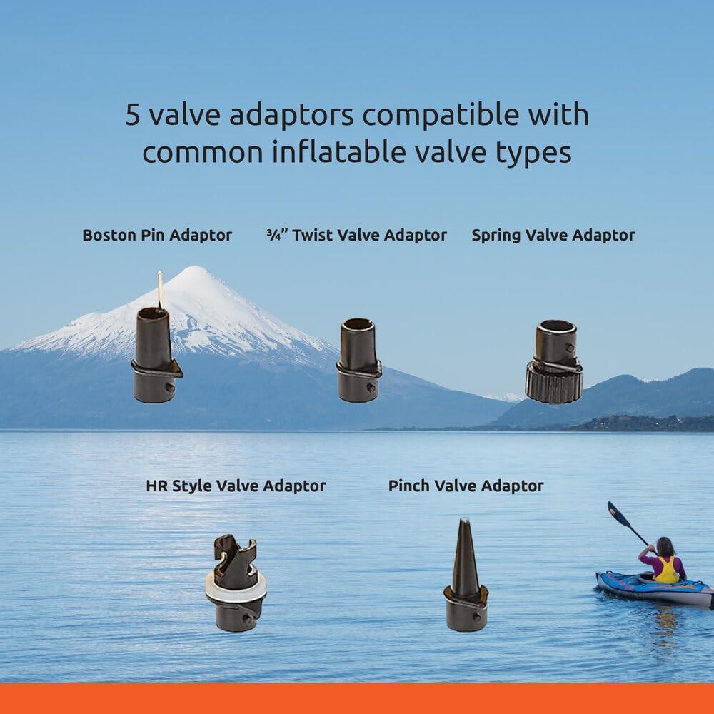 Bomba Manual de Acción Doble Advanced Elements con Manómetro