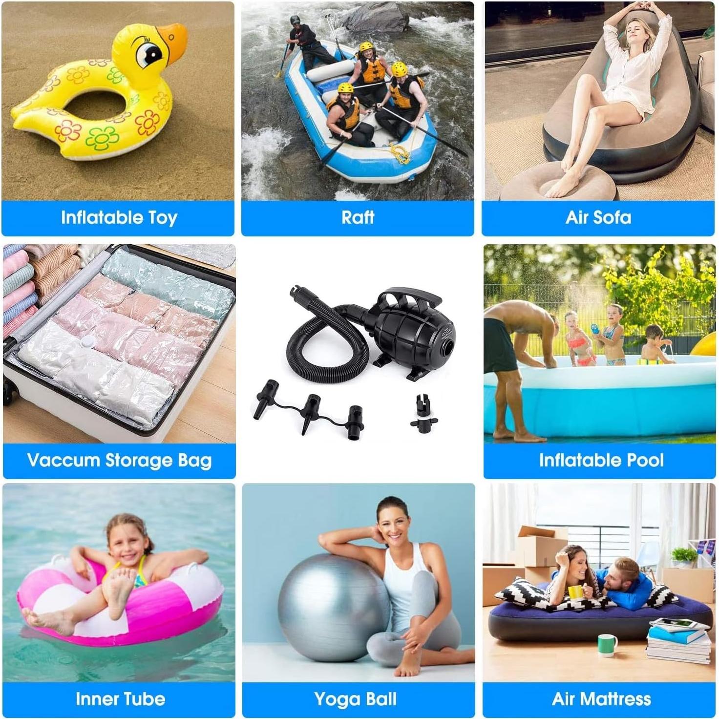 Bomba de Aire Eléctrica Dawnleague 600W para Inflables