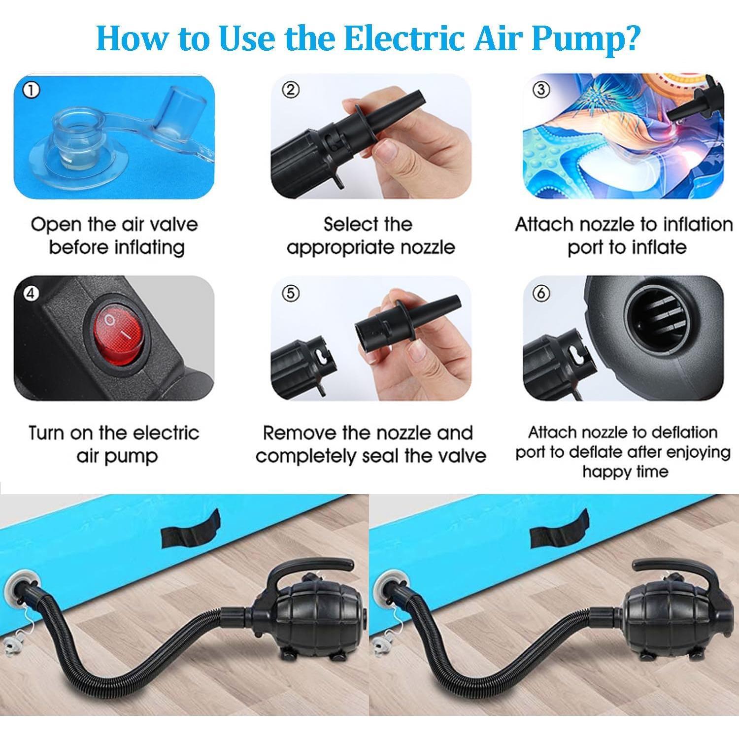 Bomba de Aire Eléctrica Dawnleague 600W para Inflables