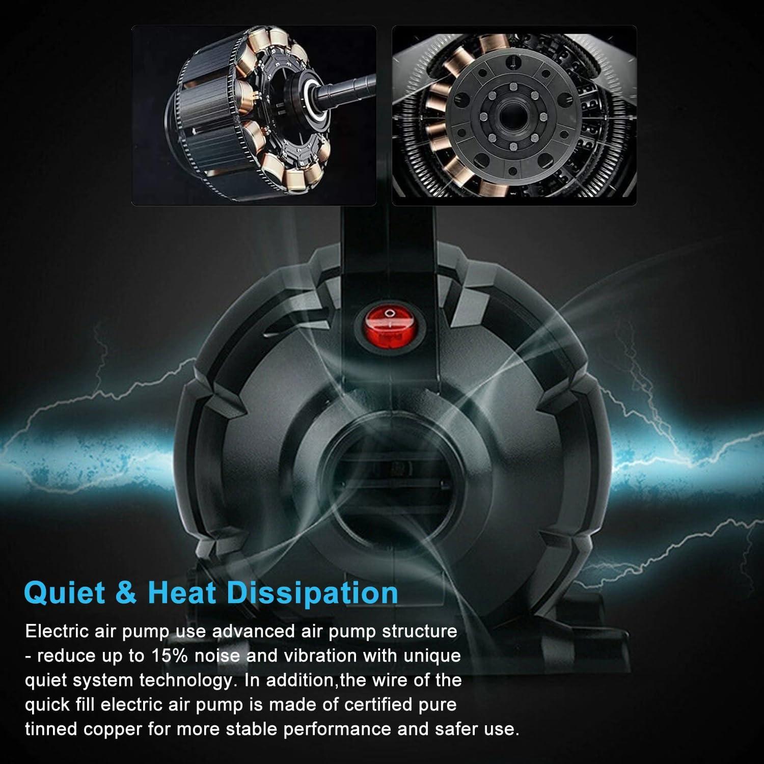 Bomba de Aire Eléctrica Dawnleague 600W para Inflables