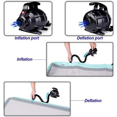 Bomba de aire eléctrica CHAMPIONPLUS 110-120V para inflables