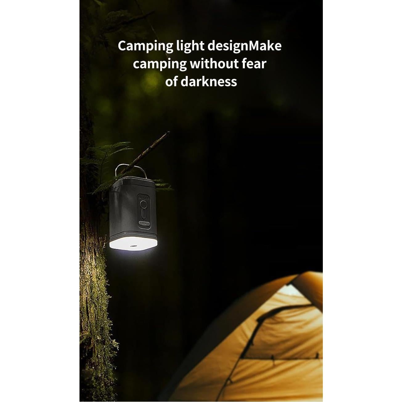 Compact Electric Portable Air Pump with USB-C Charging & Integrated LED Light – Perfect for Air Mattress Pump, Air Pump for Inflatables and Deflatables, Sleeping Pads, Vacuum Bags, Camp and More