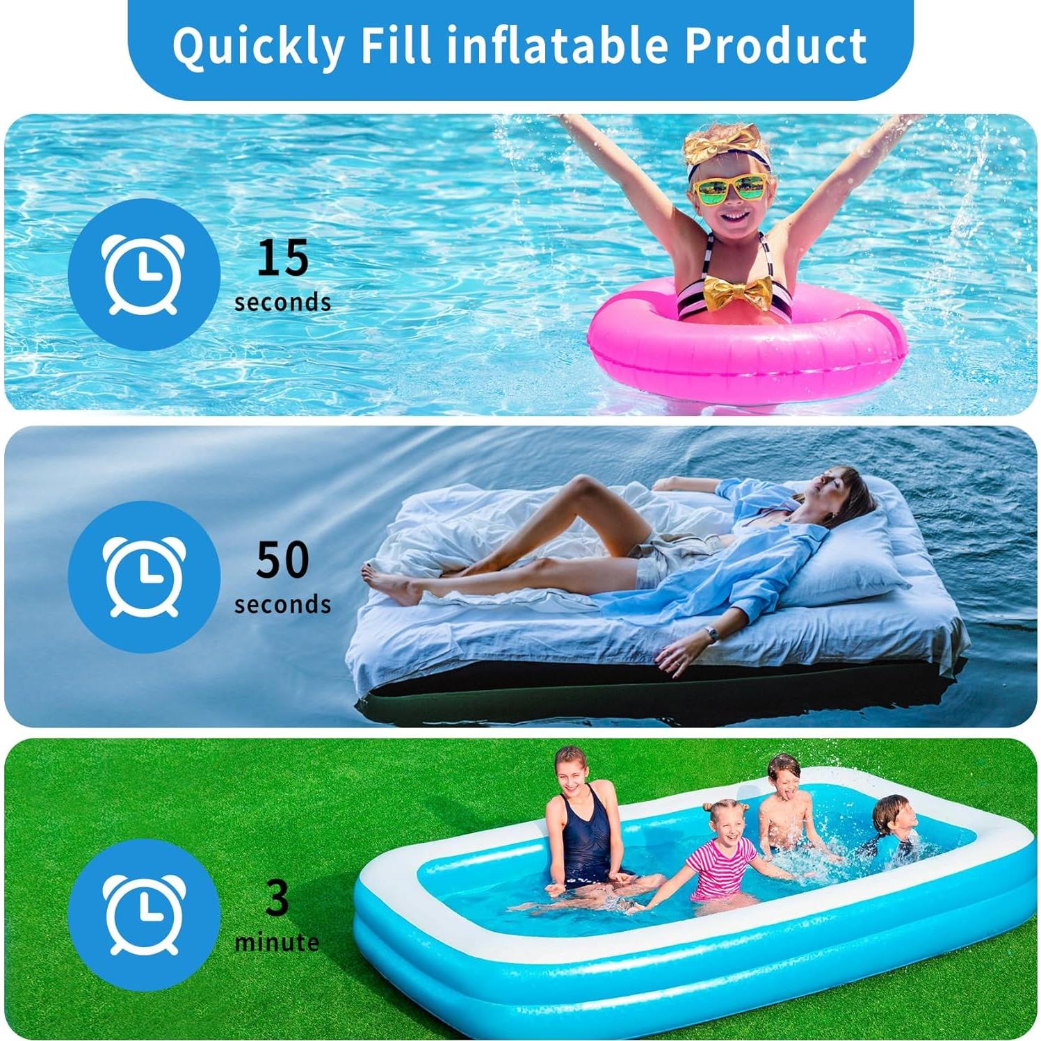 Bomba de aire eléctrica ROMELANDS para inflables 1.03 kg