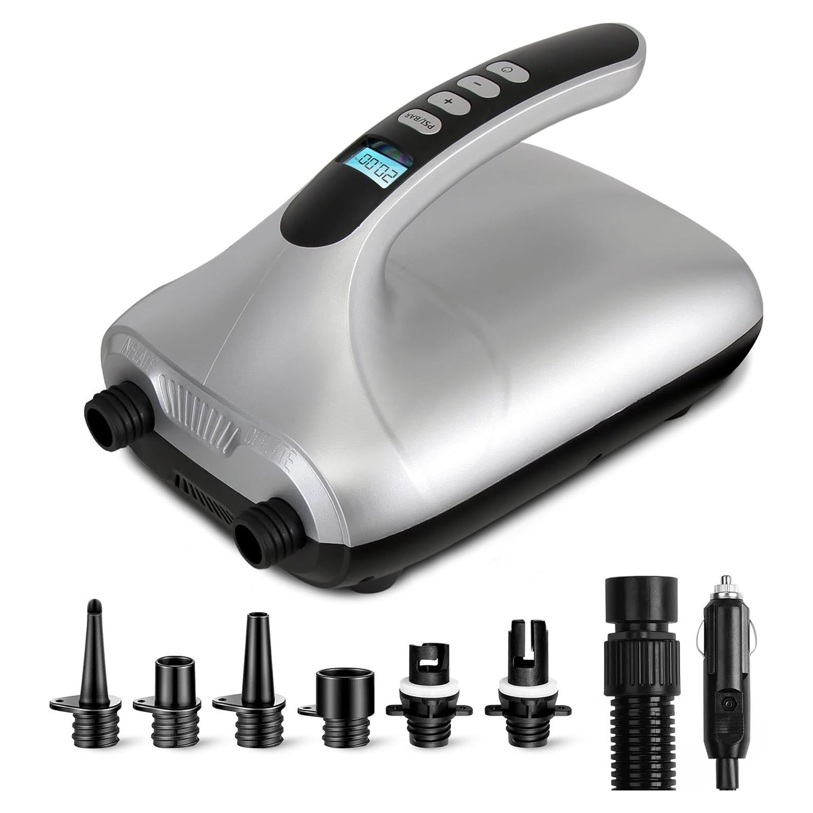 Bomba Eléctrica SereneLife 20 PSI para Paddle Board y Kayak