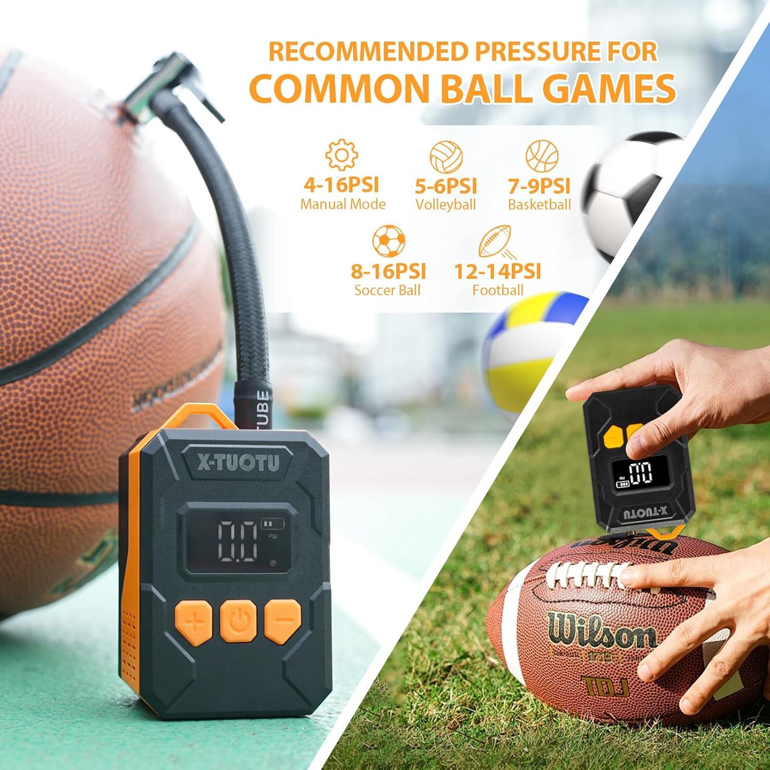 Mini bomba de bicicleta X-TUOTU Y-QB08 con manómetro