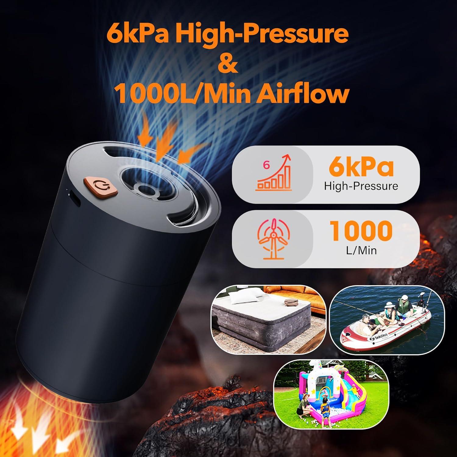 Bomba de Aire Eléctrica Aerogogo AGGP6 6kPa 1000L/min