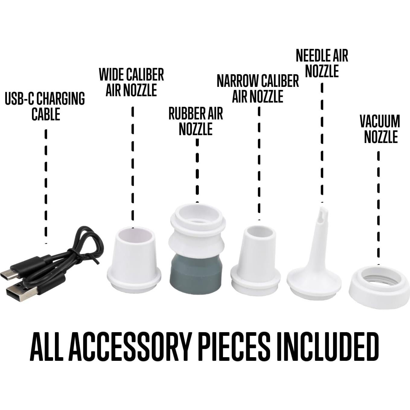 Bomba de Aire Recargable ALPS Mountaineering 3 en 1 Luz