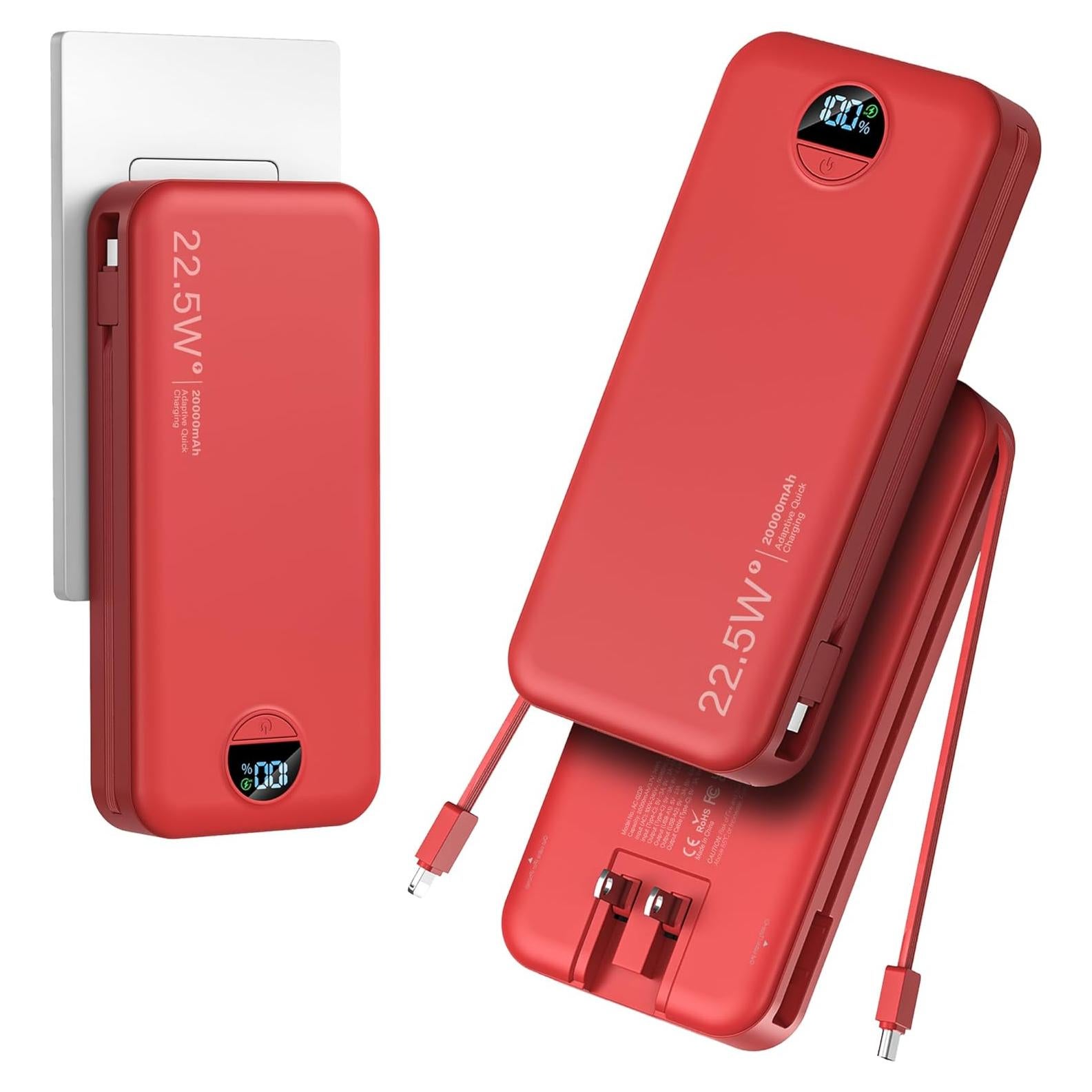 Banco de energía 20000mAh Dongguan con carga rápida USB-C