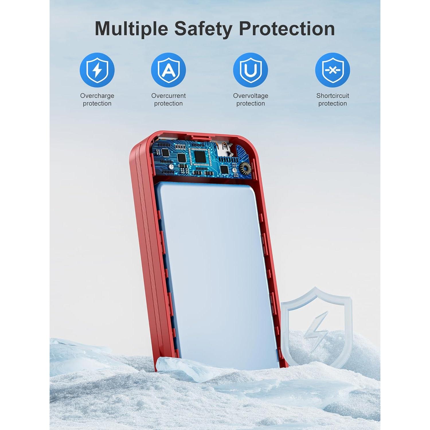 Banco de energía 20000mAh Dongguan con carga rápida USB-C