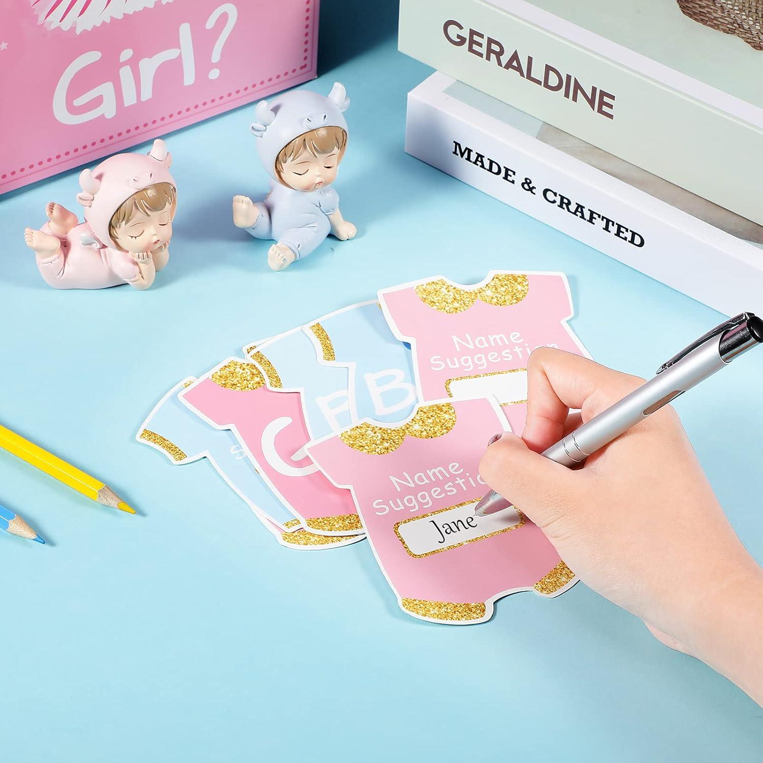 Caja de Votación Saintrygo con 50 Tarjetas Baby Shower