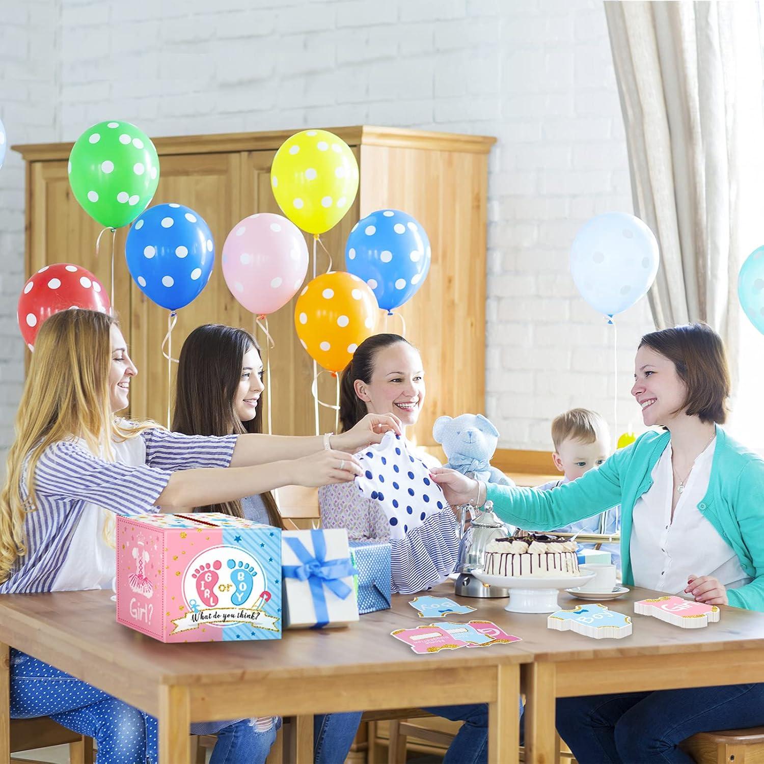 Caja de Votación Saintrygo con 50 Tarjetas Baby Shower