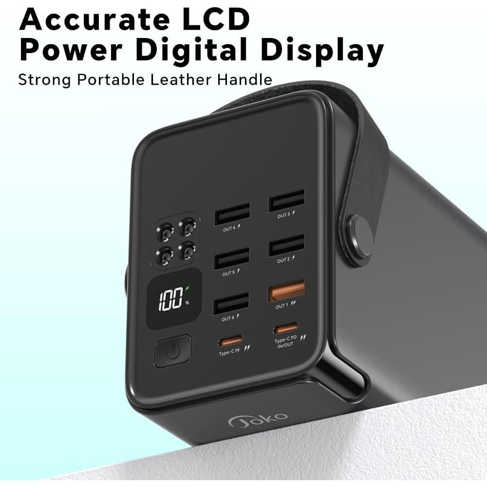 Batería Externa Joko 70000mAh Carga Rápida 22.5W USB-C