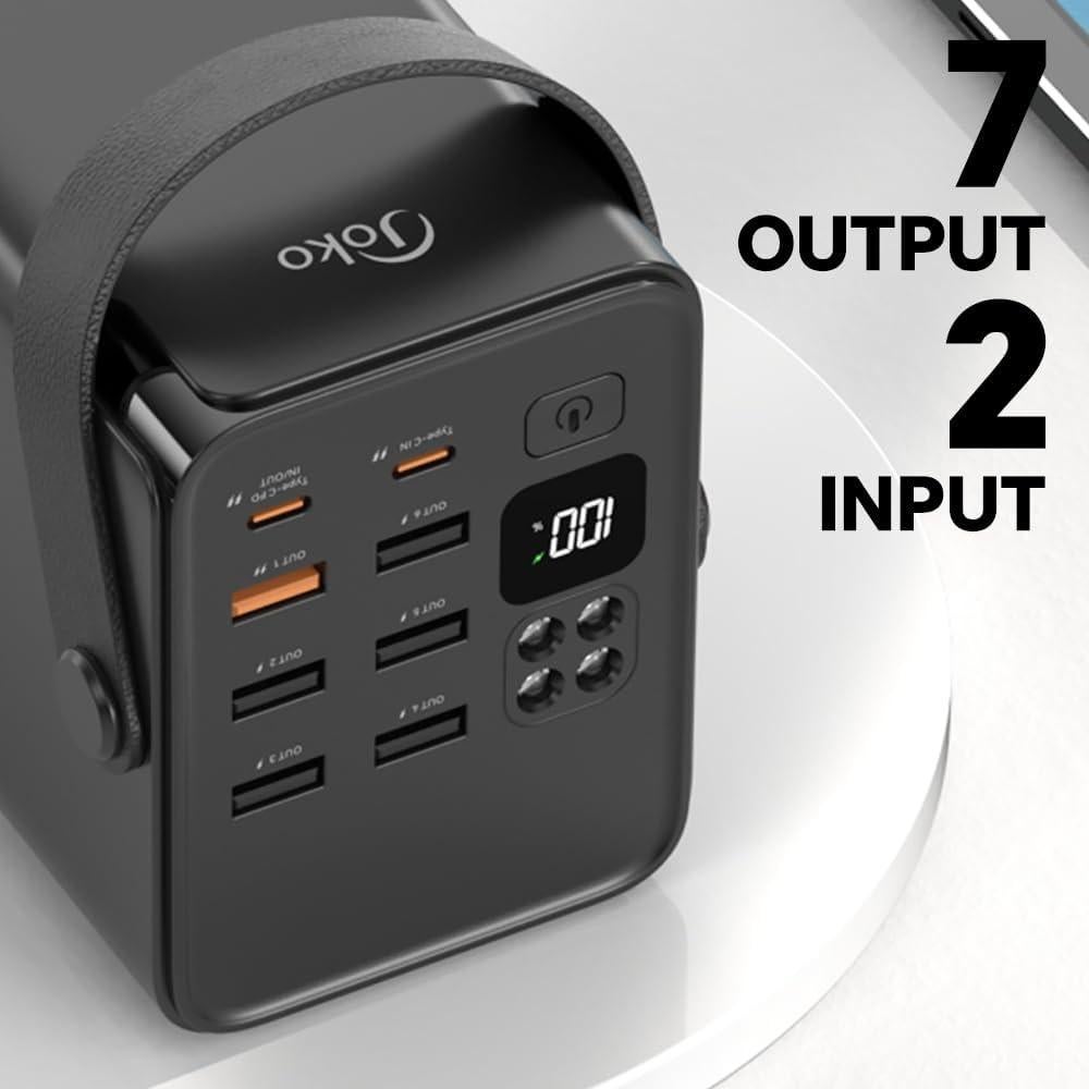 Batería Externa Joko 70000mAh Carga Rápida 22.5W USB-C