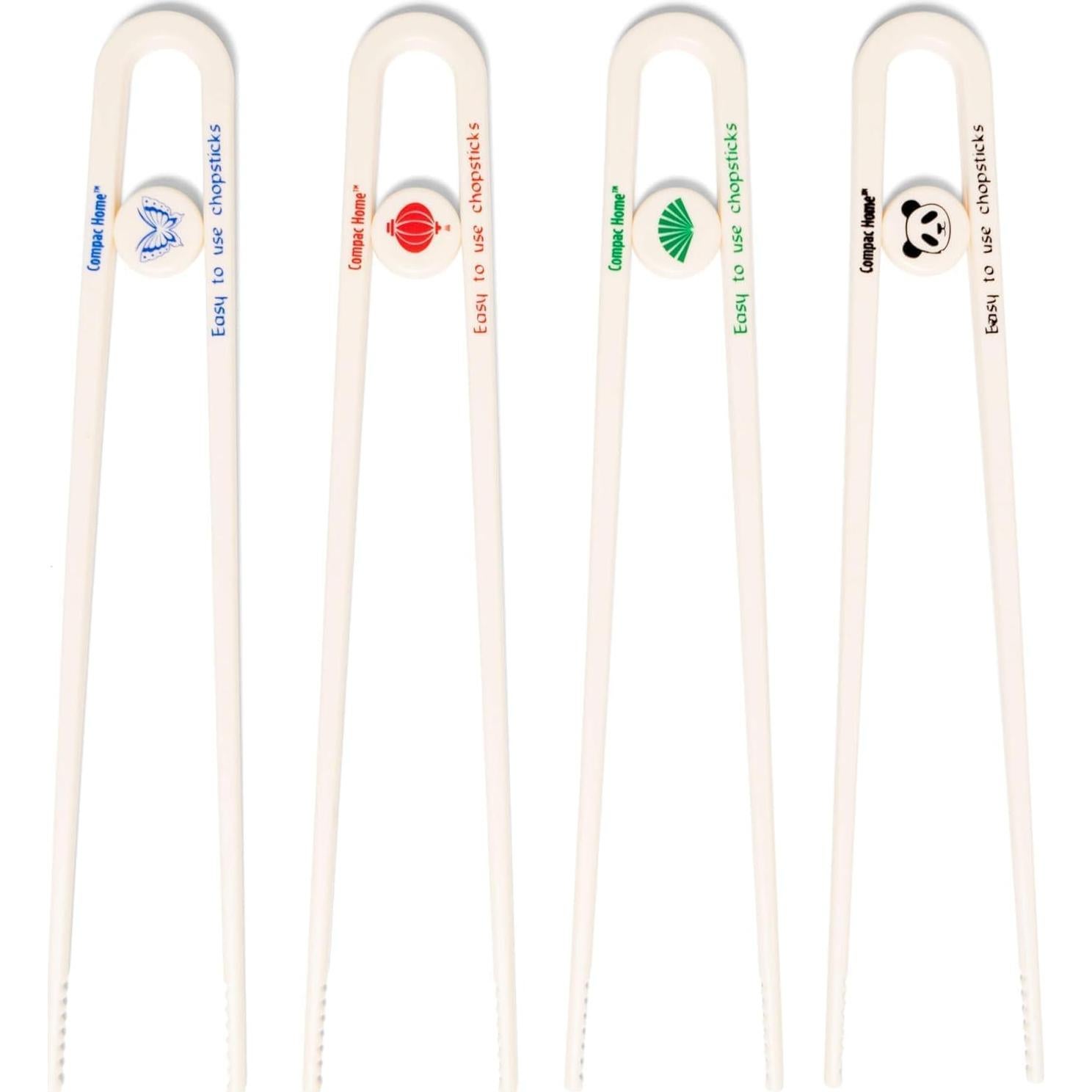 Palillos de Plástico Compac para Fiestas - 4 Unidades