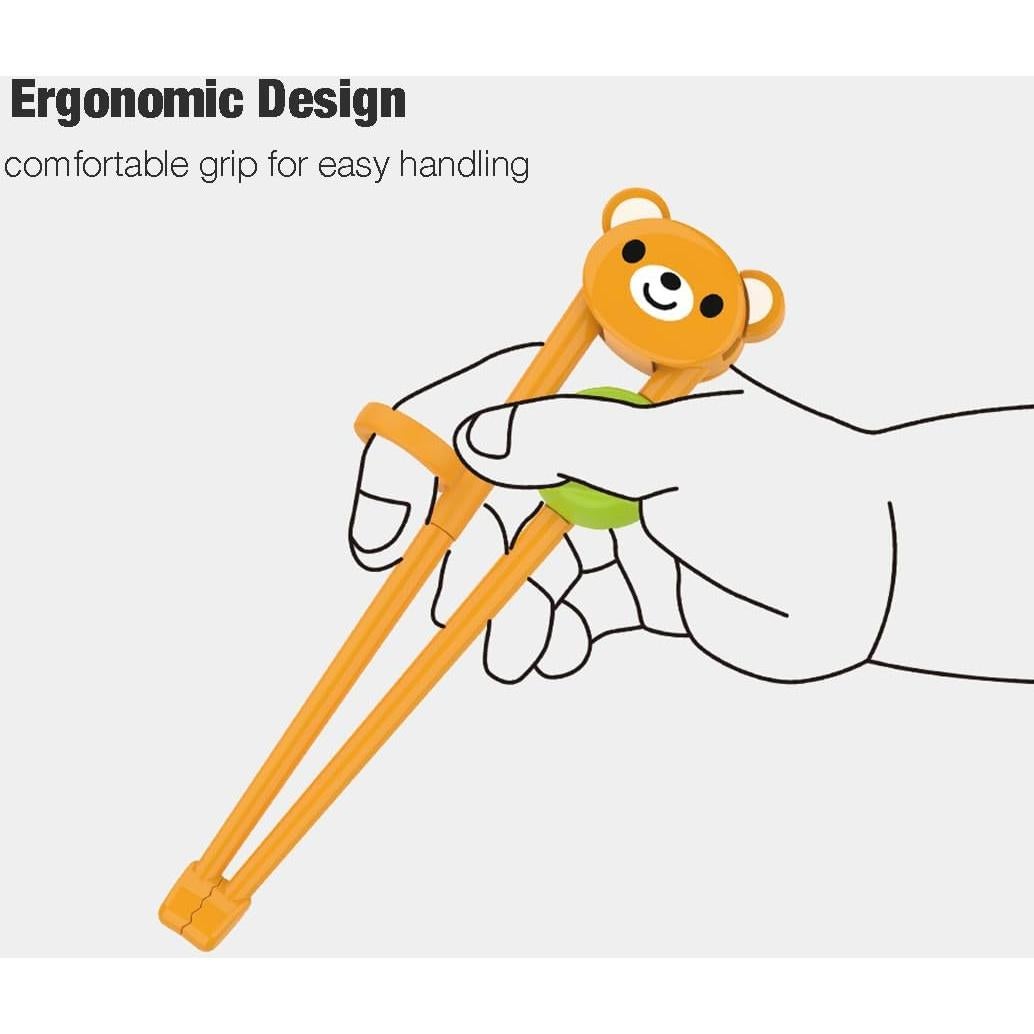 Palillos de Entrenamiento para Niños PandaEar - 3 Pares Seguros