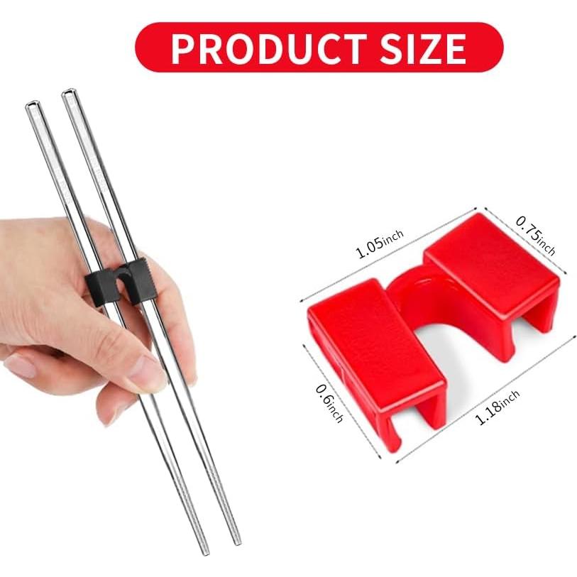 10 Ayudantes Reutilizables de Palillos QUANFULTEC para Entrenamiento