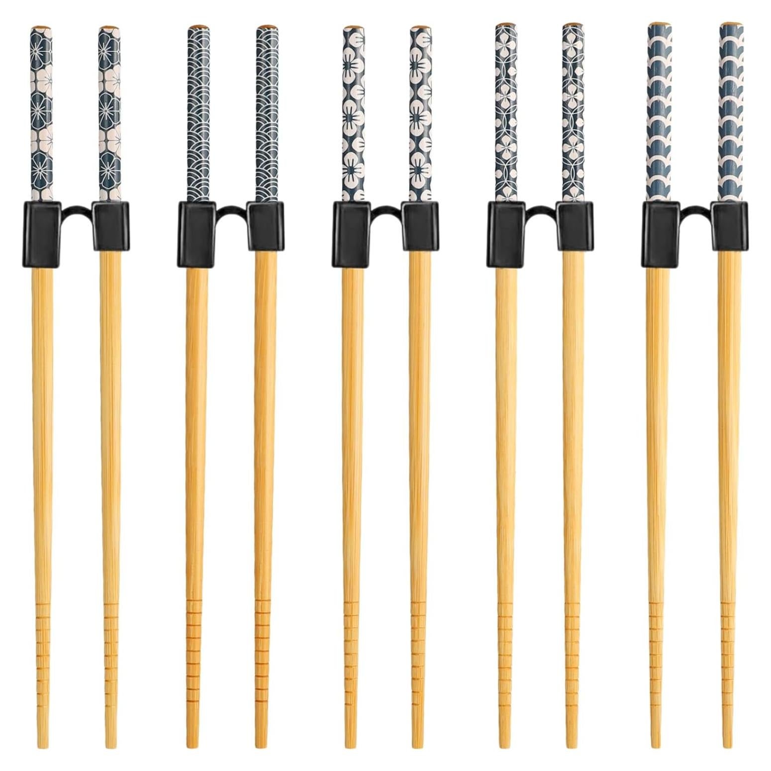 5 Pares de Palillos de Entrenamiento para Adultos 22.5cm