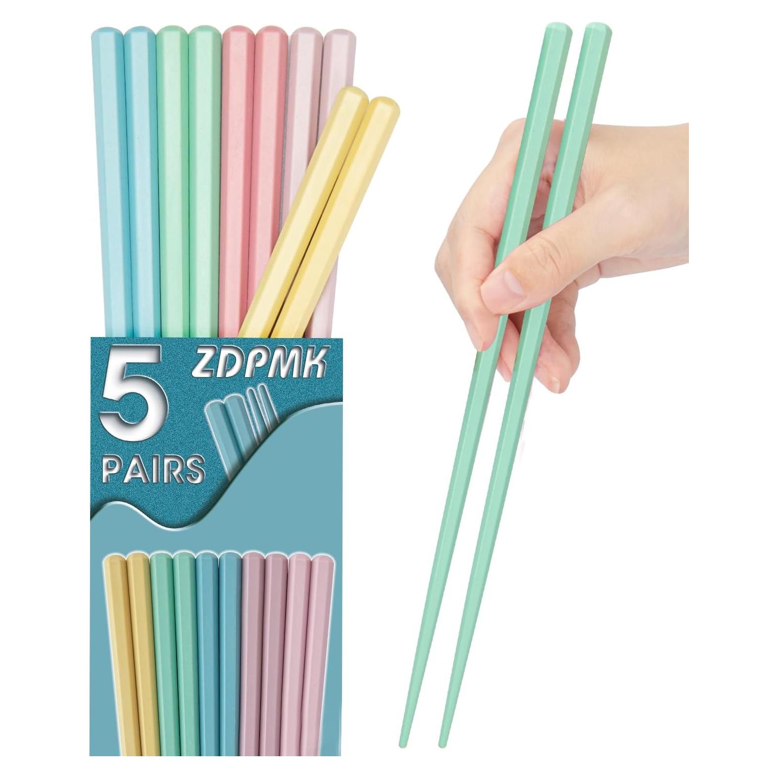 Palillos Reutilizables ZDPMK de Fibra de Vidrio 24 cm Antideslizantes