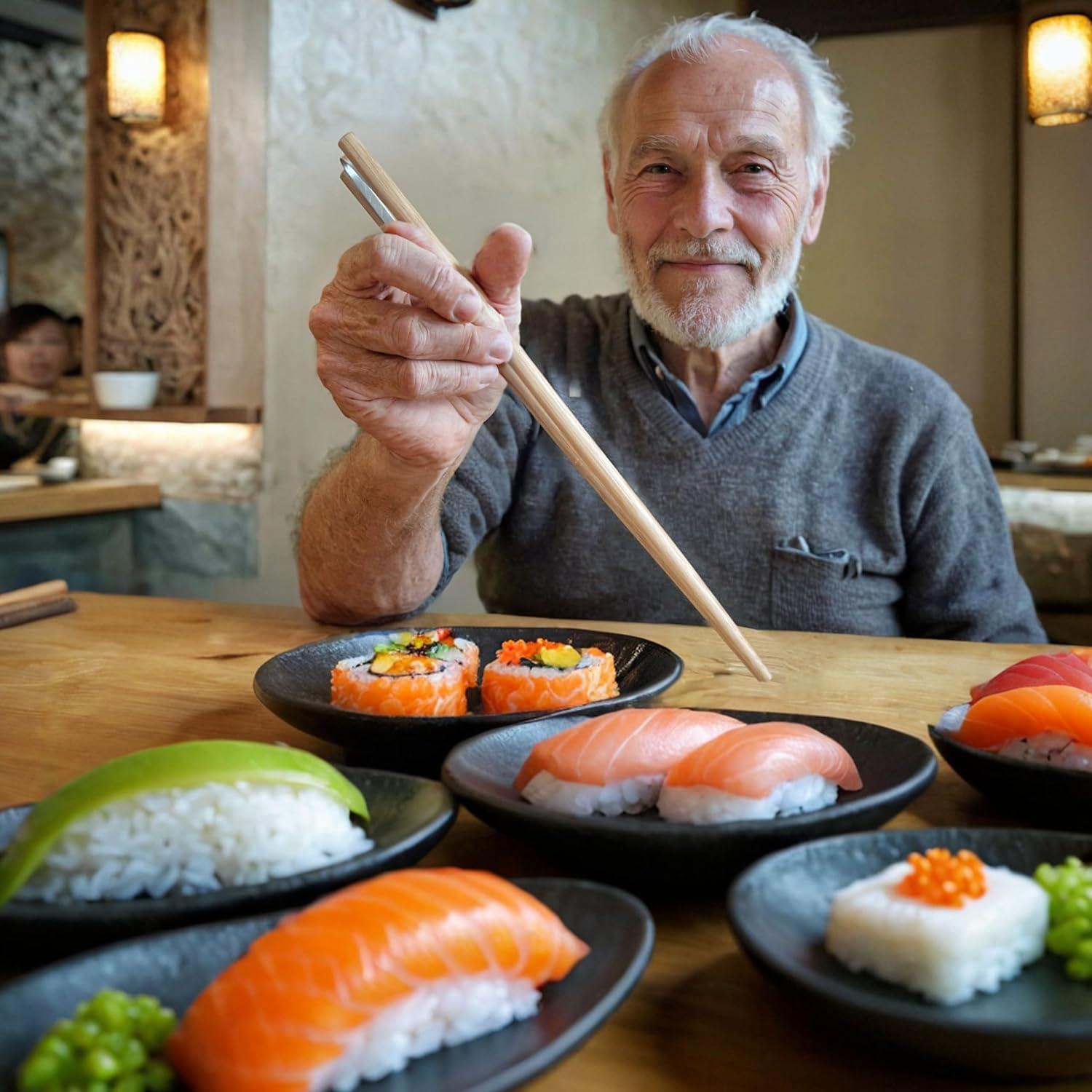 Palillos de Práctica de Madera Senior ICare 24,64 cm