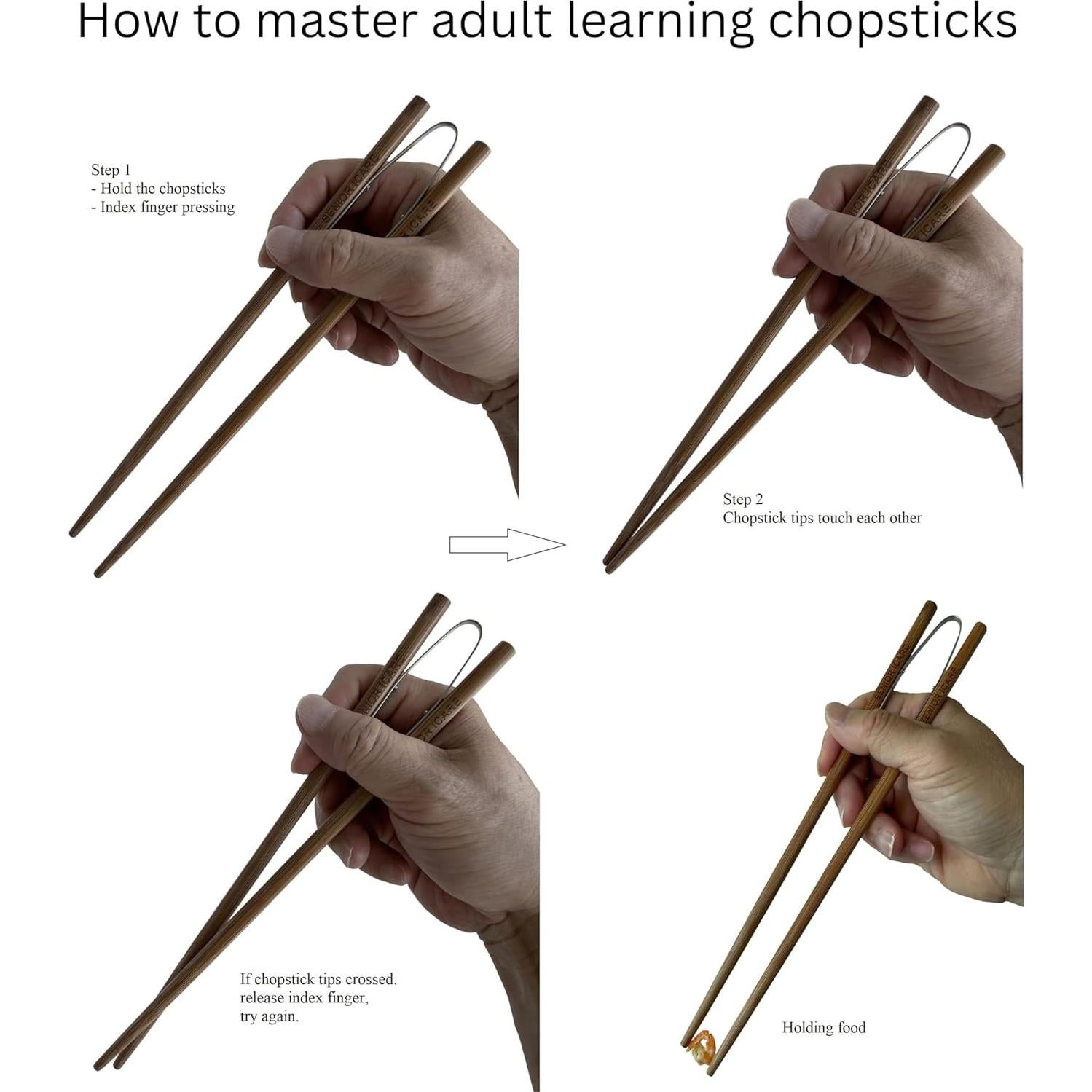 Palillos de Práctica de Madera Senior ICare 24,64 cm