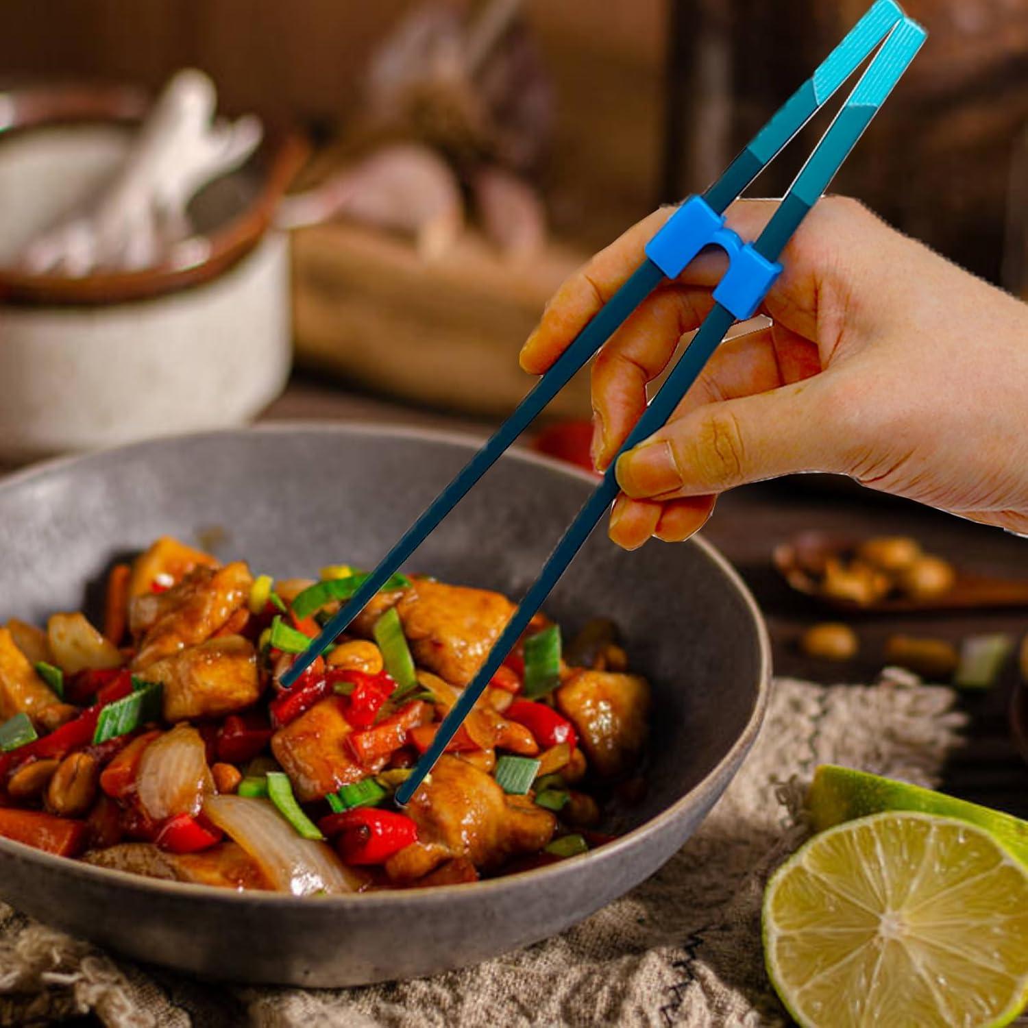 5 Pares de Ayudantes Reutilizables para Palillos Fejapa