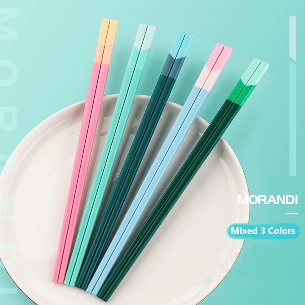 5 Pares de Ayudantes Reutilizables para Palillos Fejapa