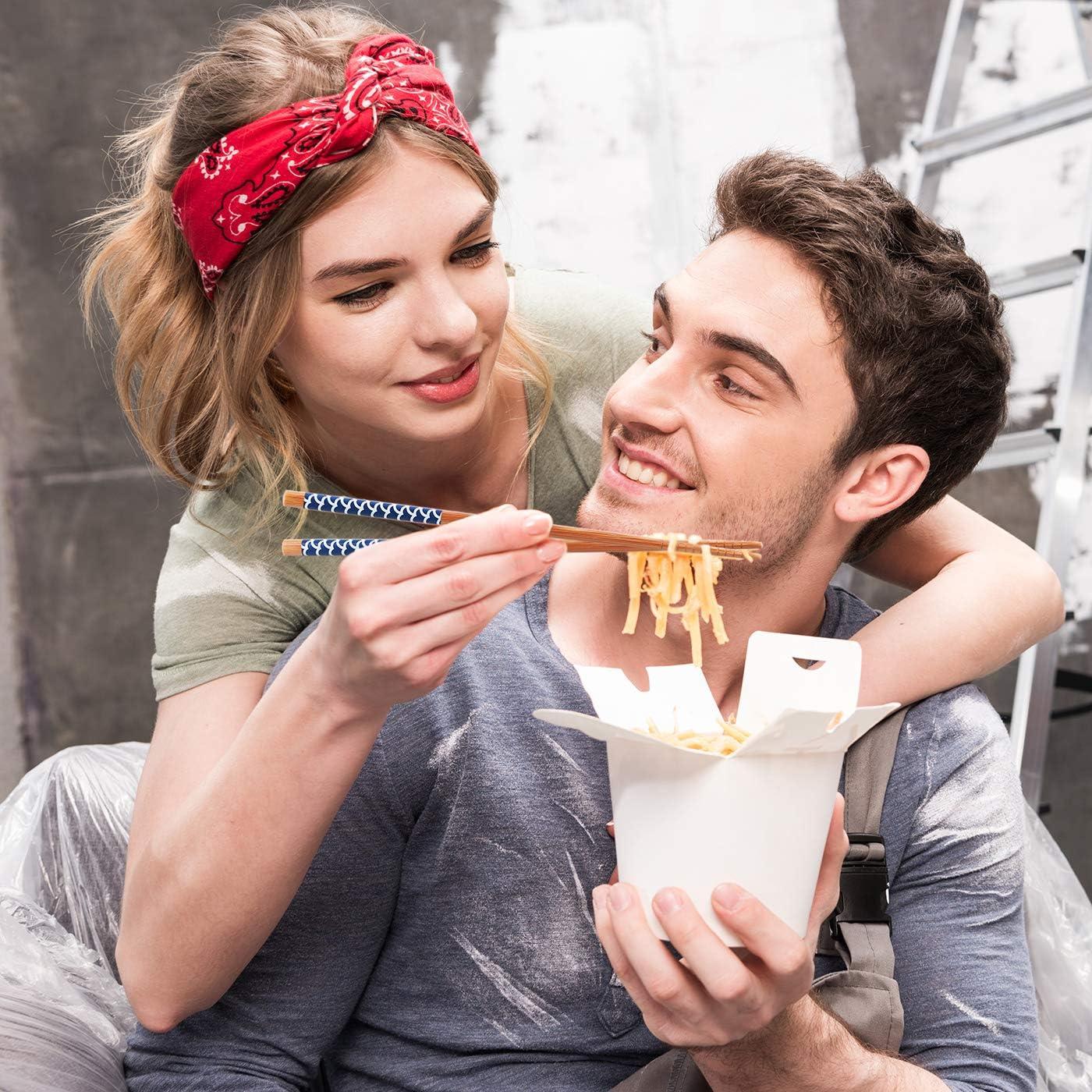 Palillos de Bambú Antner 22.5cm Reutilizables Estilo Japonés