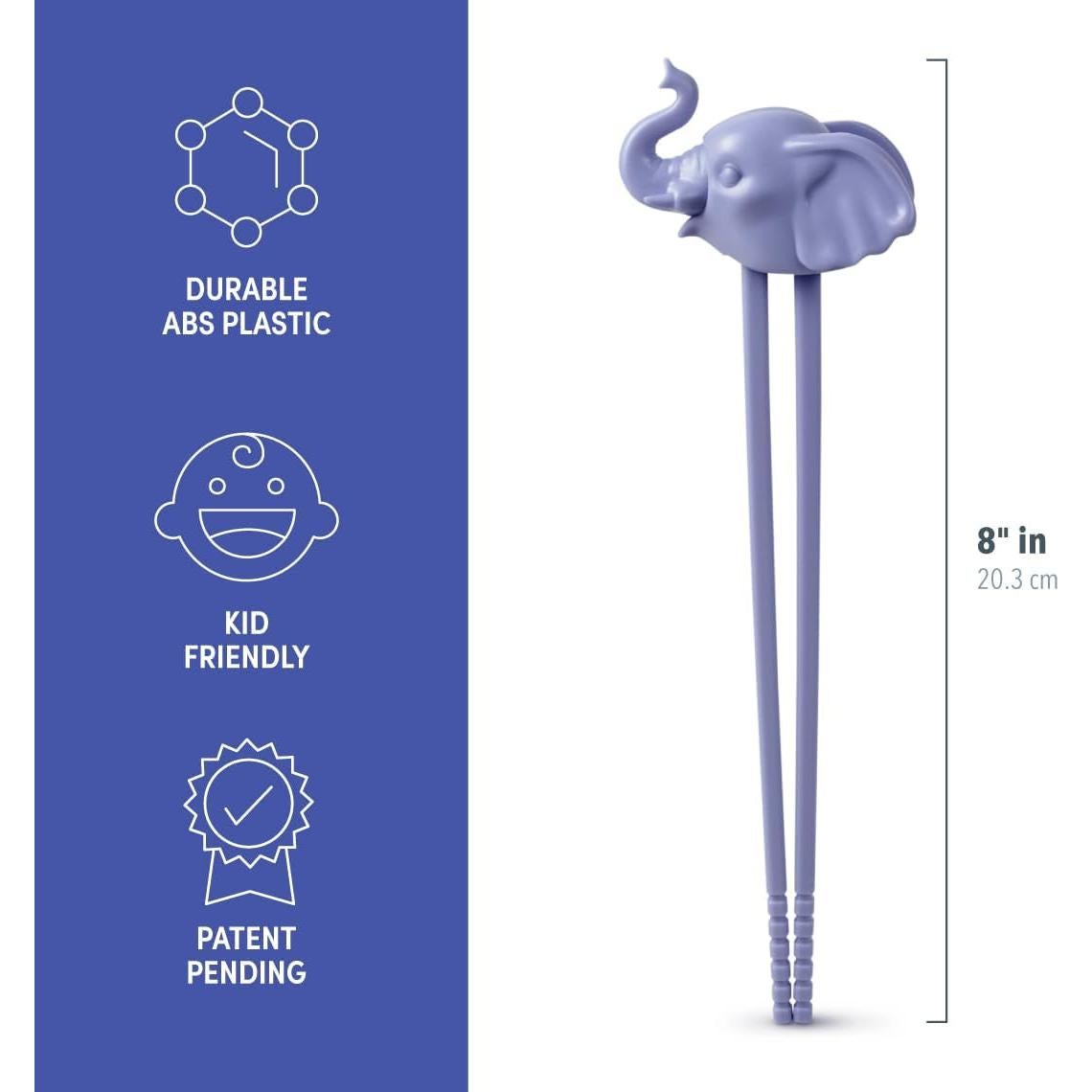 Palillos Reutilizables Elefante Munchtime Fred 20 cm
