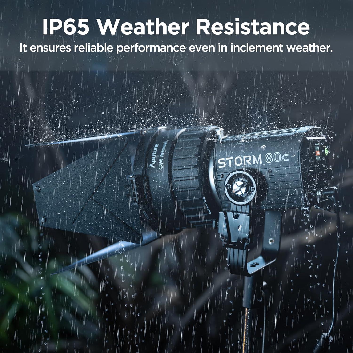 Aputure Storm 80c Luz LED RGB 80W IP65 1800K-20000K