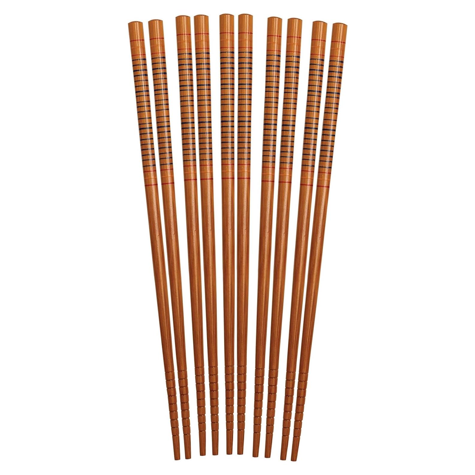 Palillos de Bambú Helen 22,86 cm 5 Pares Envuelto en Seda