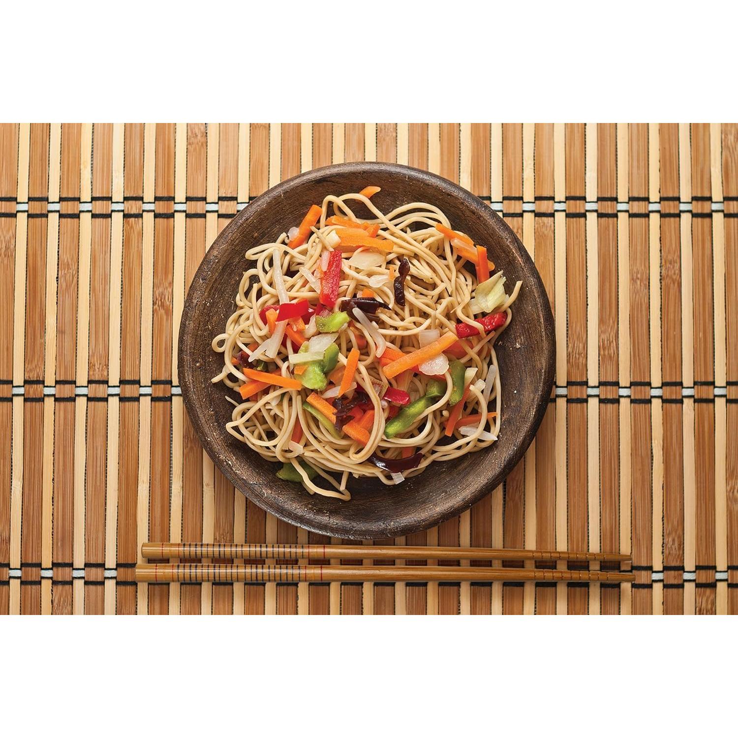 Palillos de Bambú Helen 22,86 cm 5 Pares Envuelto en Seda