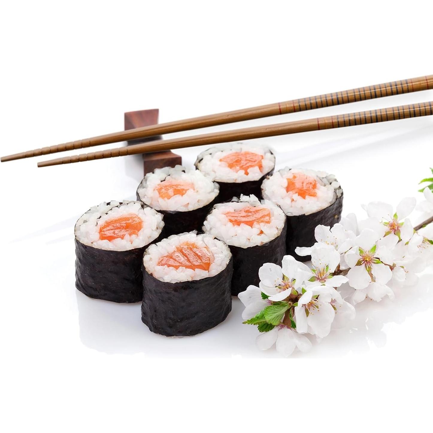 Palillos de Bambú Helen 22,86 cm 5 Pares Envuelto en Seda