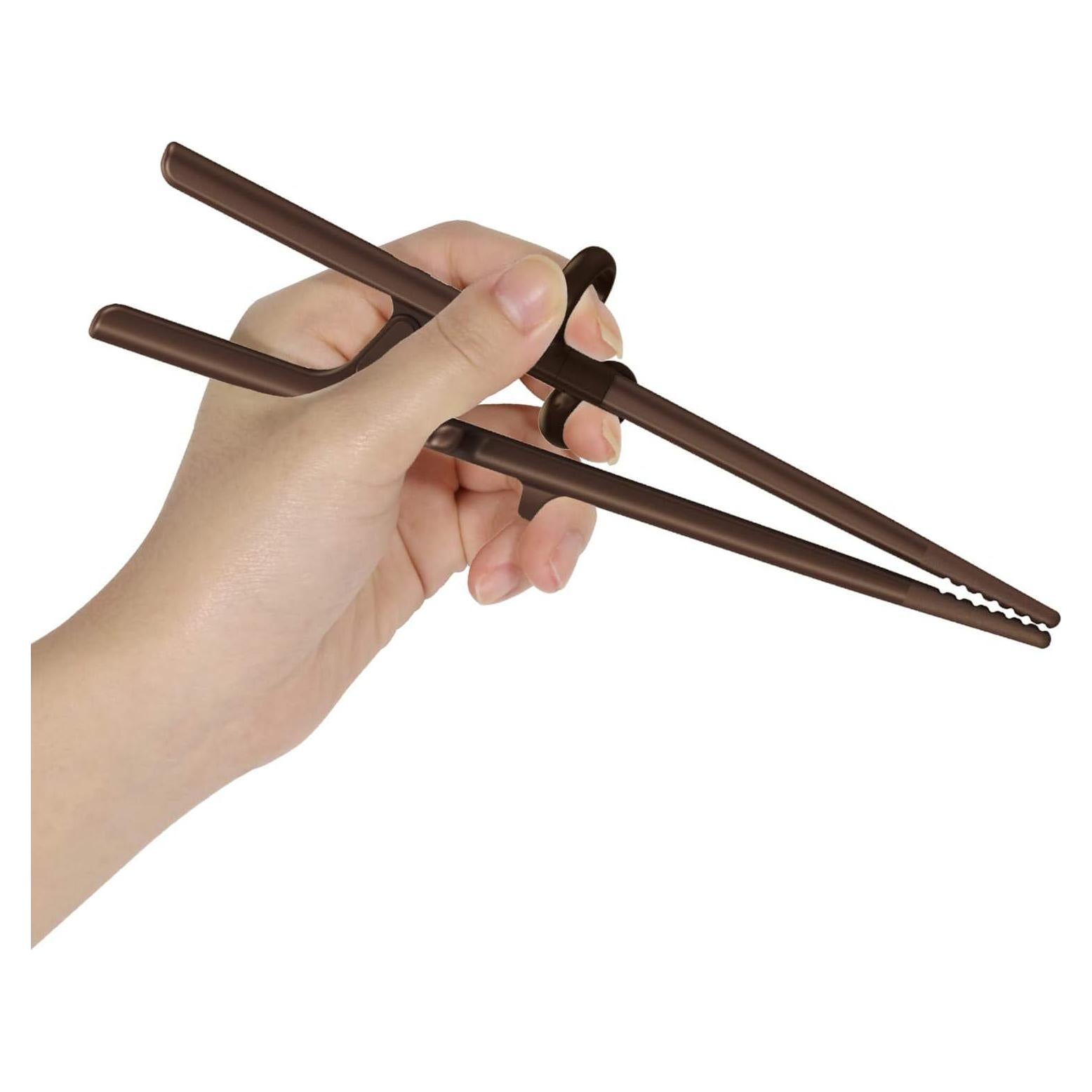 Palillos de Entrenamiento Zurdos Edison Friends 20 cm Marrón