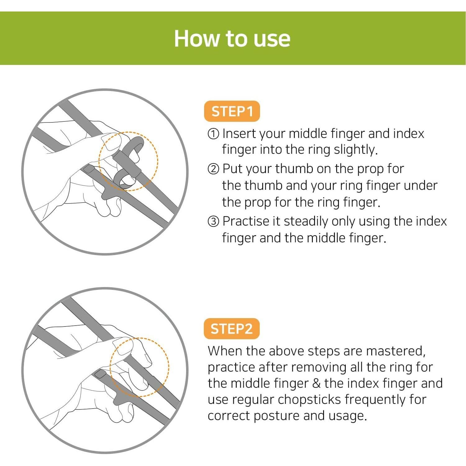 Palillos de Entrenamiento Zurdos Edison Friends 20 cm Marrón