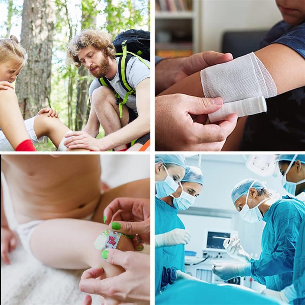 Kit de Cierre de Heridas de Emergencia Yeasing 2 Piezas 6x7cm