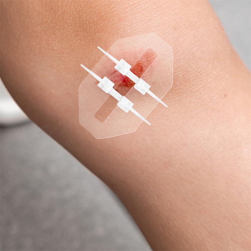 Kit de Cierre de Heridas de Emergencia Yeasing 2 Piezas 6x7cm