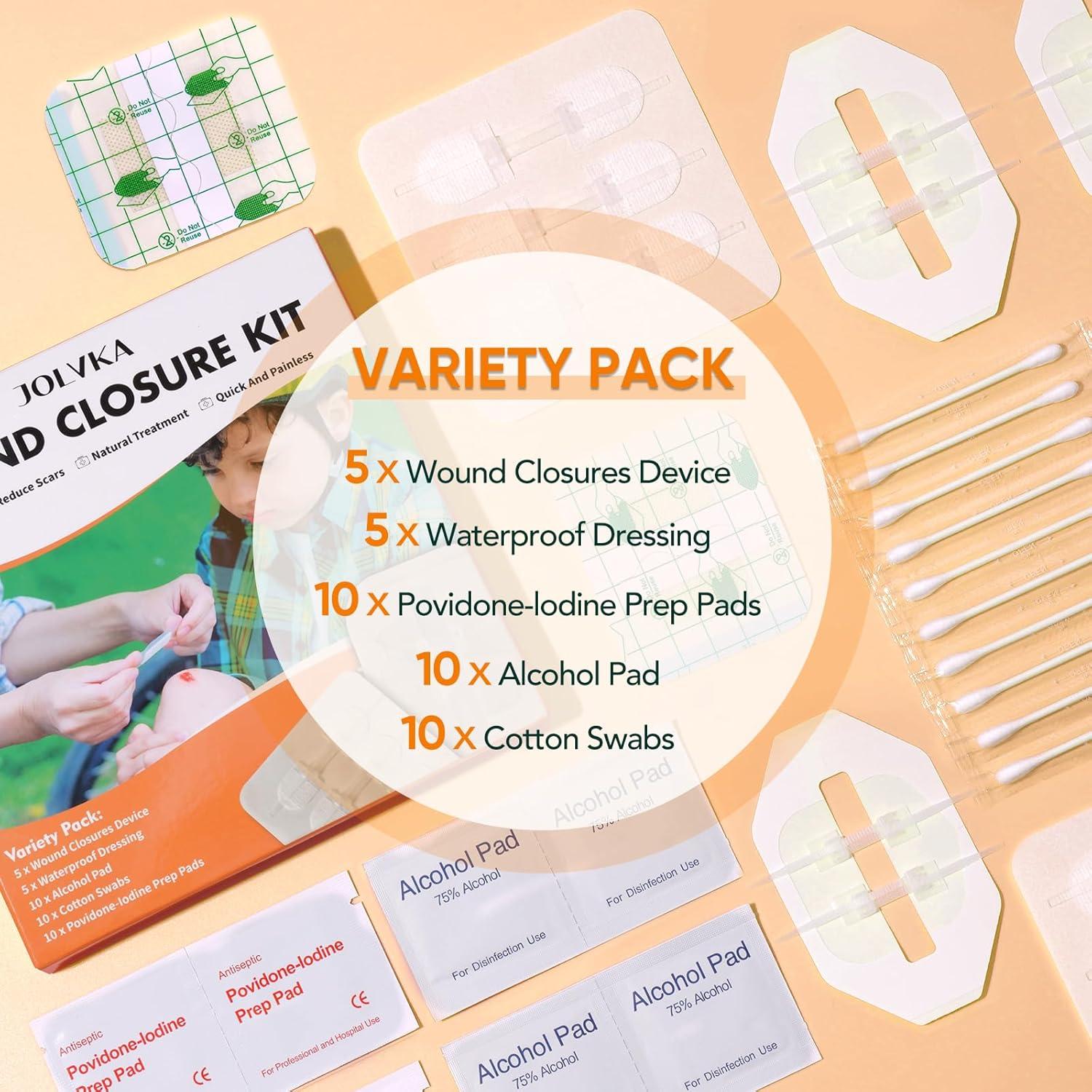 Tiritas Butterfly JOLVKA - Kit de Cierre de Heridas 5 pzas