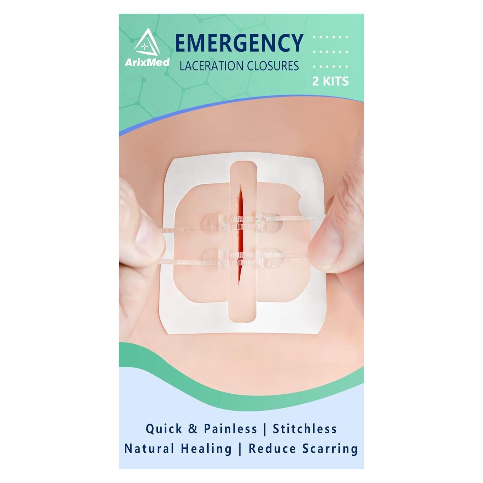 Dispositivo de Cierre de Heridas ArixMed - Kit de Emergencia (2 Pzs)