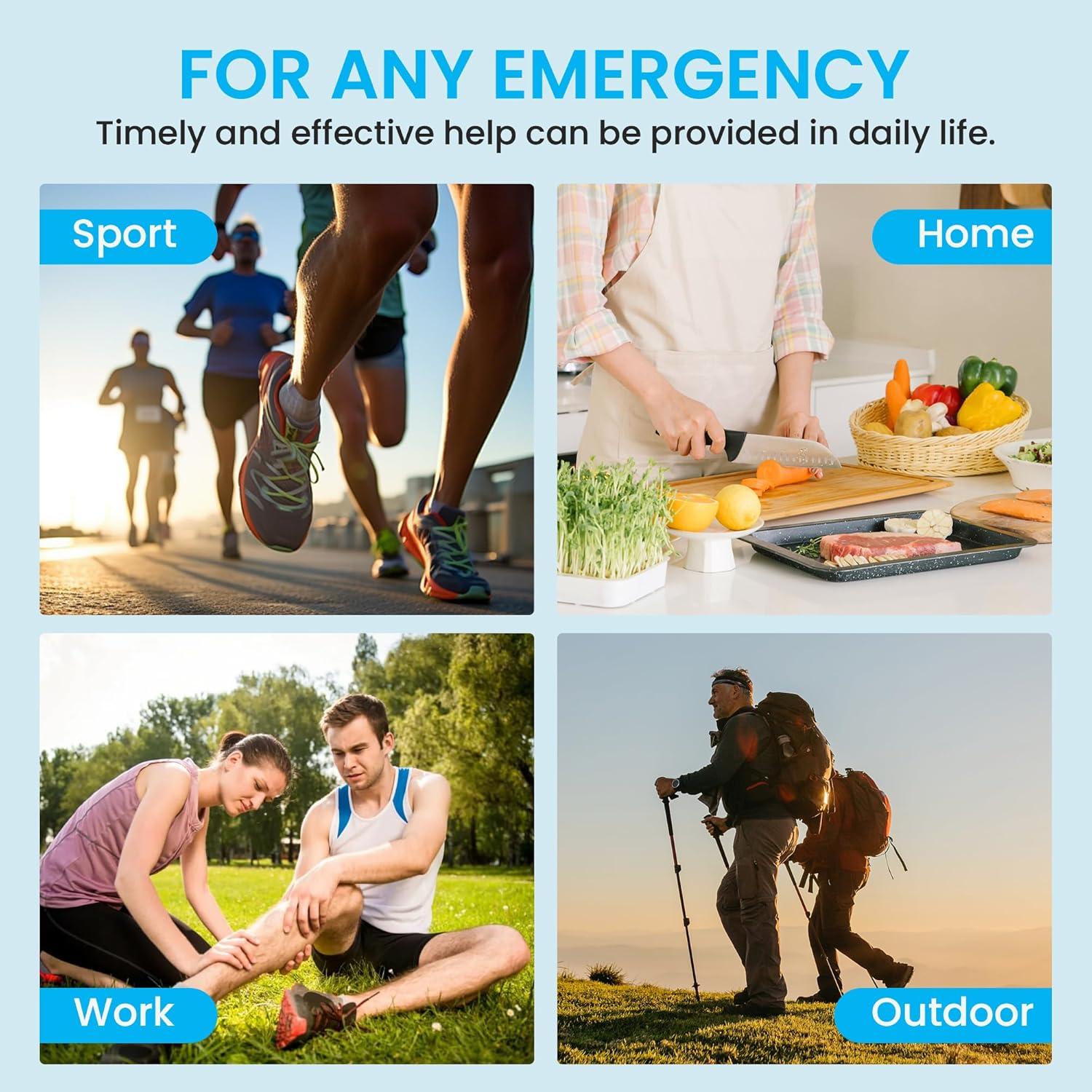 Tiras de Cierre de Heridas Antaly - Kit 4 Paquete Transpirables