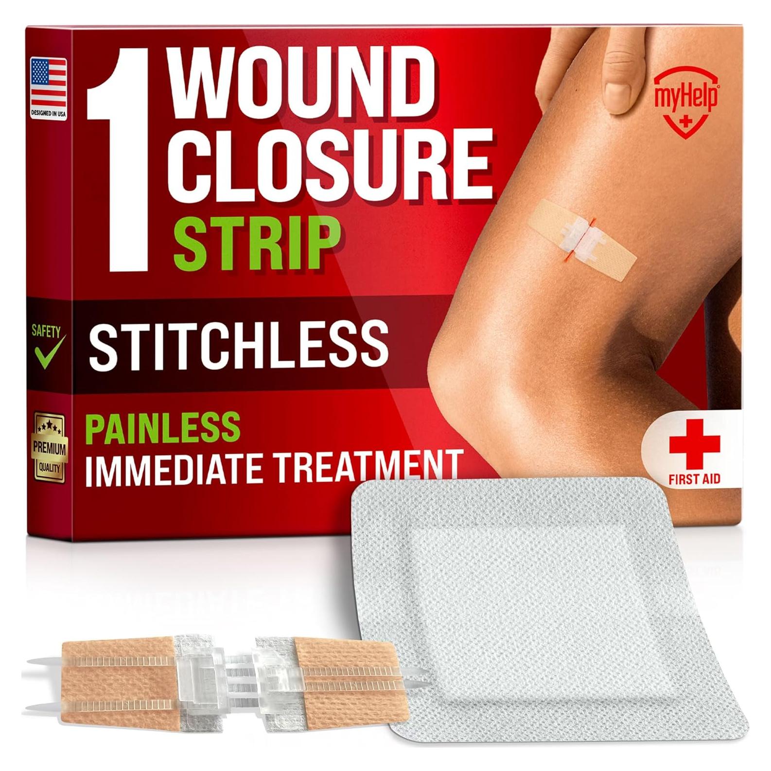 Kit de Cierre de Heridas MyHelp - Vendaje Mariposa 1-Pack