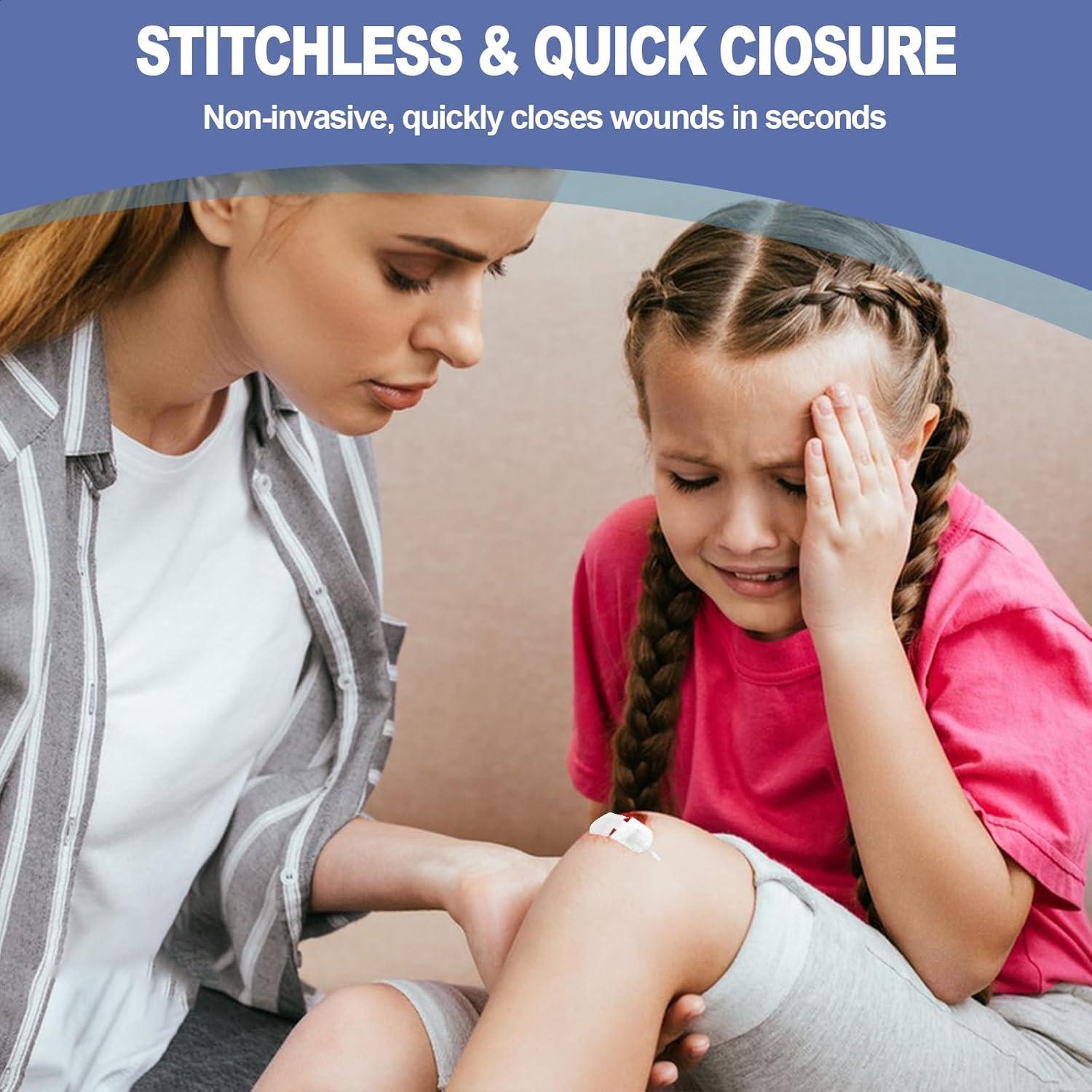 Kit de Cierre de Heridas AID MATE 6 Piezas Sin Suturas