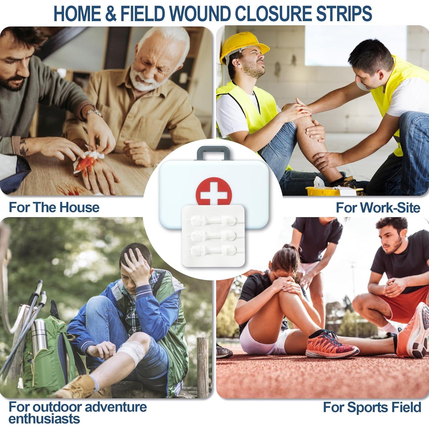 Kit de Tiras de Cierre de Heridas MediMatic - 3 Unidades