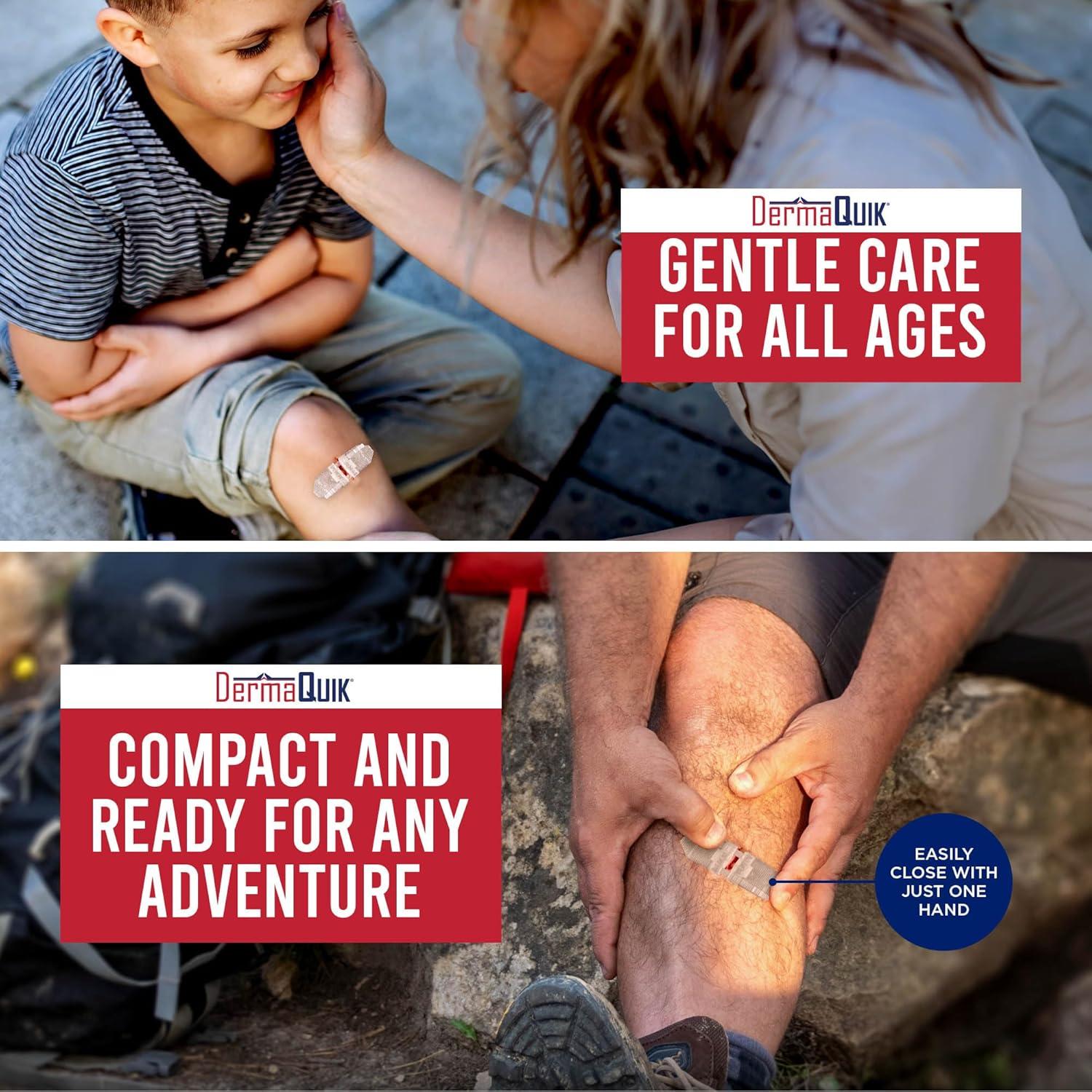 Kit de Cierre de Heridas DermaQuik - Sin Puntos, 20x16 cm